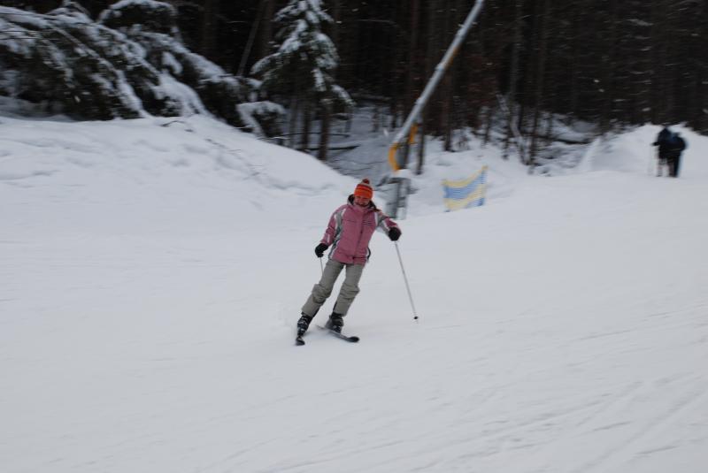 Skifahren im Winter (Symbolbild)